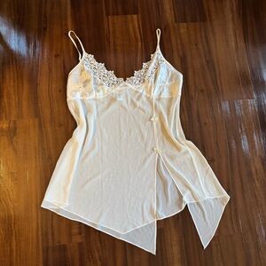 Elegant Sheer Lace Slip